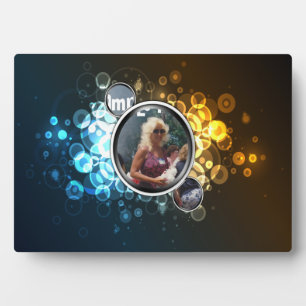 Plaque d'art Abstraite encadrée Bokeh 3