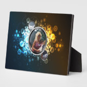 Plaque d'art Abstraite encadrée Bokeh 3 (Côté)