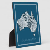 Plaque d'art australienne (Côté)