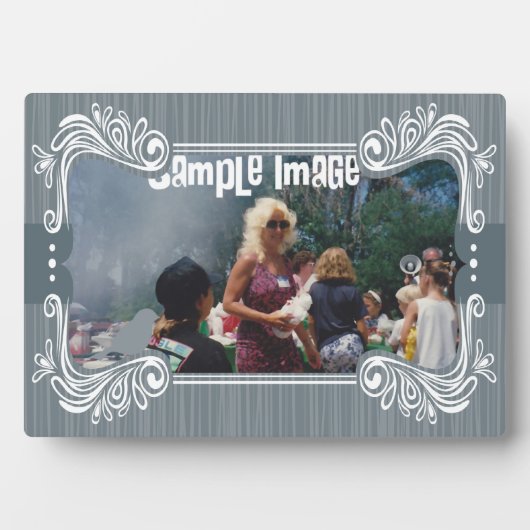 Plaque d'art aux oiseaux gris (Devant)