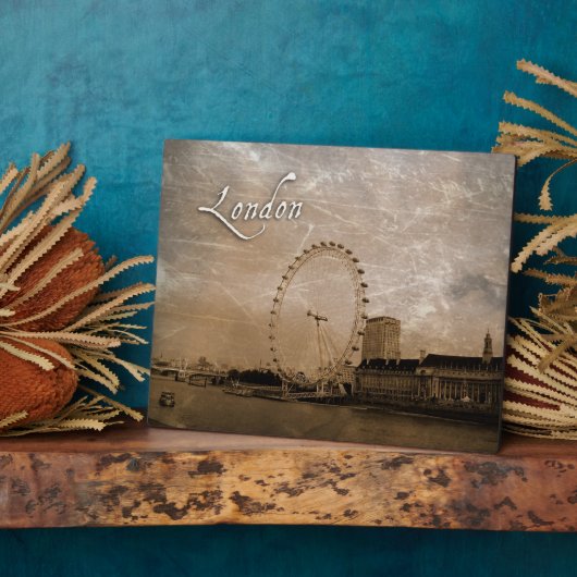 Plaque d'art de Londres (Côté)