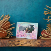 Plaque d'Art Dreamy Floral Pastel (Côté)