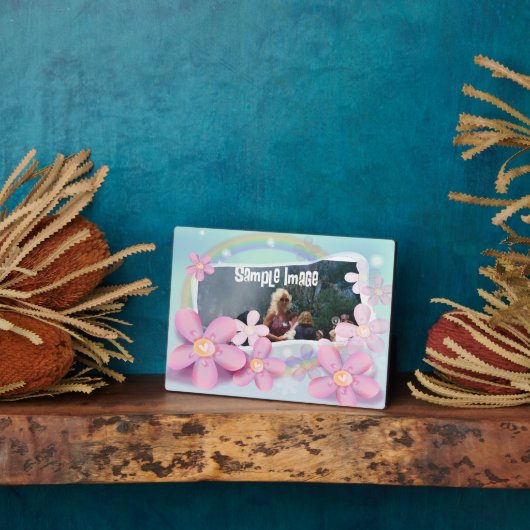 Plaque d'Art Dreamy Floral Pastel (Côté)