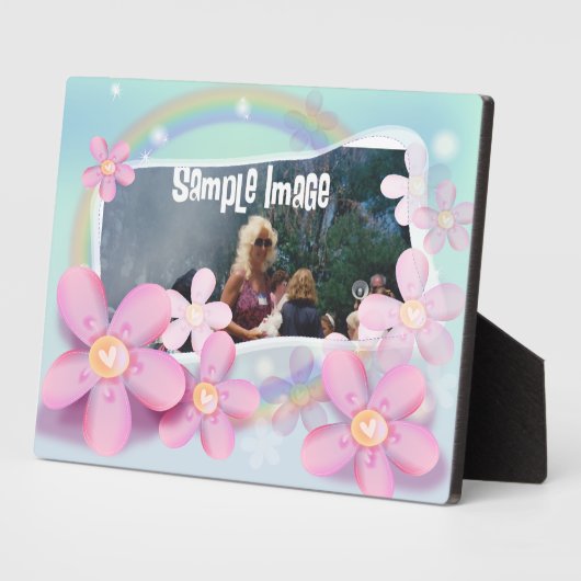 Plaque d'Art Dreamy Floral Pastel (Côté)