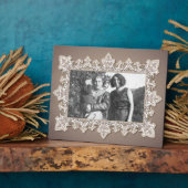 Plaque d'art en dentelle vintage (Côté)