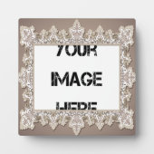 Plaque d'art en dentelle vintage (Devant)