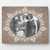 Plaque d'art en dentelle Vintage ronde (Devant)