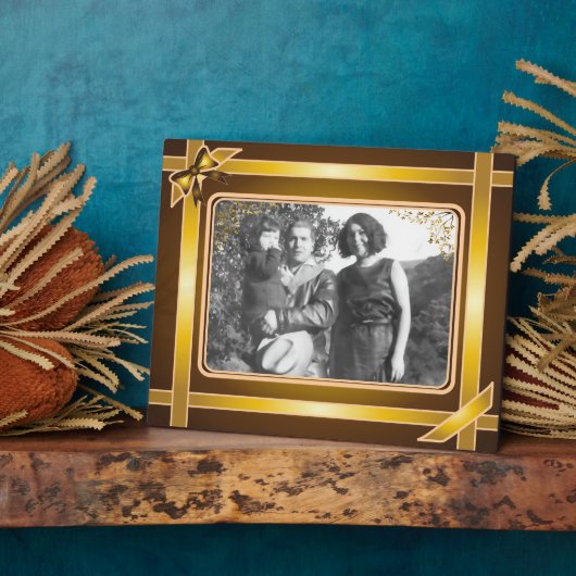 Plaque d'art en ruban or (Côté)