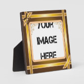 Plaque d'art en ruban or (Recto)