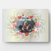 Plaque d'art floral Art déco (Devant)