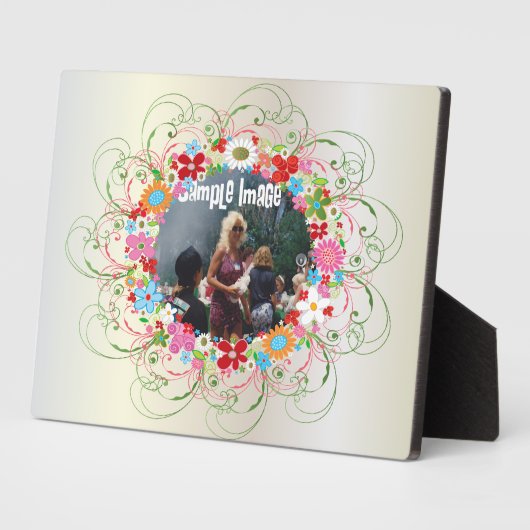 Plaque d'art floral Art déco (Côté)