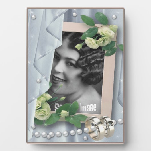 Plaque d'art Mariage vintage Romance (Devant)