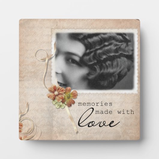 Plaque d'art Souvenirs vintages (Devant)