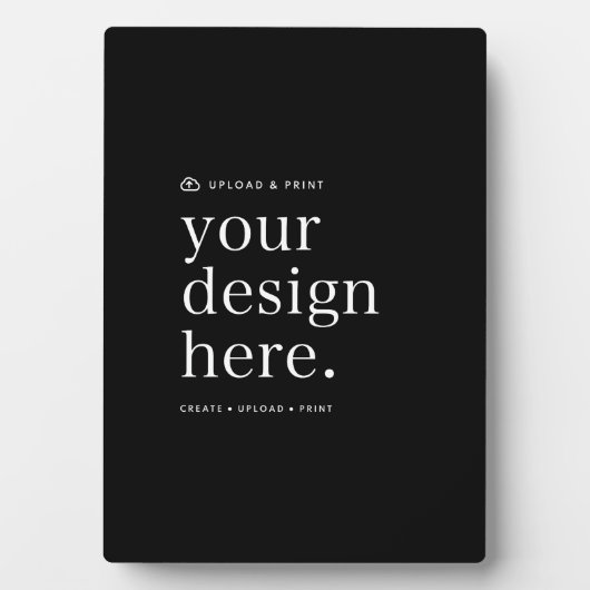 Plaque de 5" x 7" (Devant)