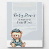 Plaque de Baby shower de charme avec Easel (Devant)
