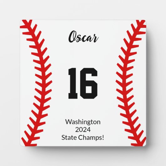 Plaque de base-ball (Devant)