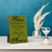 Plaque de bénédiction familiale (Côté)