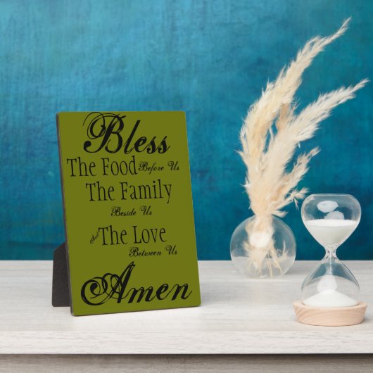 Plaque de bénédiction familiale (Côté)