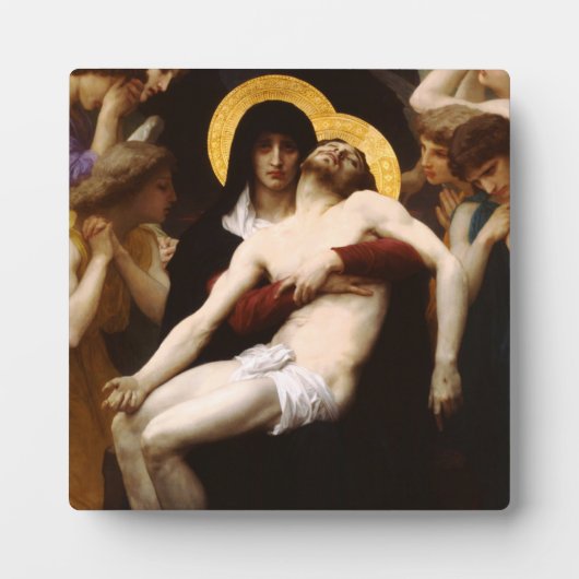 Plaque de Bouguereau Pieta (Devant)