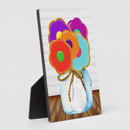 Plaque de bouquet de biscuits révisée (Côté)