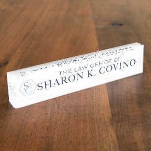 Plaque de bureau