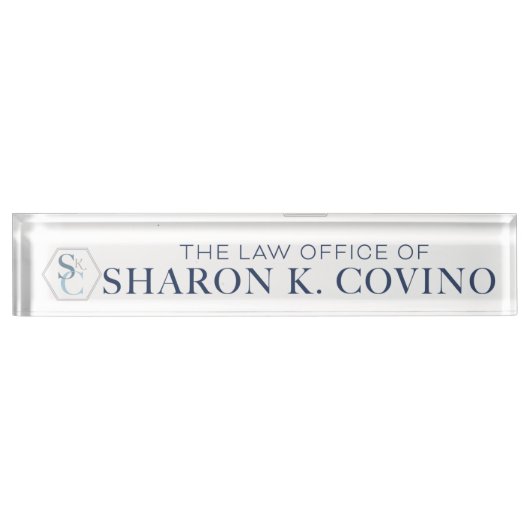 Plaque de bureau (Devant)