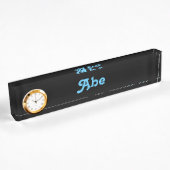 Plaque de bureau Abe