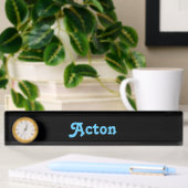Plaque de bureau Acton