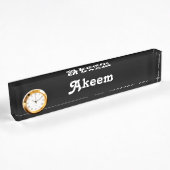 Plaque de bureau Akeem