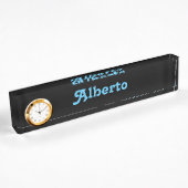 Plaque de bureau Alberto