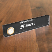 Plaque de bureau Alberto (Taille)