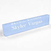 Plaque de bureau - Bleu ciel HAMbyWG