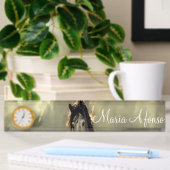Plaque de bureau Cheval Tournesol