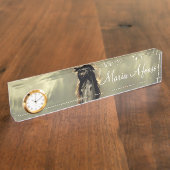 Plaque de bureau Cheval Tournesol (Taille)