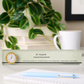 Plaque de bureau d'acupuncteur