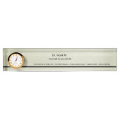 Plaque de bureau d'acupuncteur (Devant)