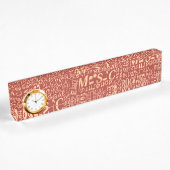 Plaque de bureau de collection Word Genres de musi