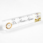 Plaque de bureau dentiste Tournesol