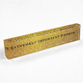 Plaque de bureau d'entreprise drôle - Faux strass