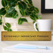 Plaque de bureau d'entreprise drôle - Faux strass