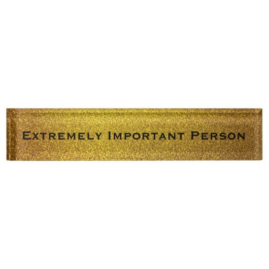 Plaque de bureau d'entreprise drôle - Faux strass (Devant)
