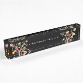 Plaque de bureau en acrylique Whimsy Birds