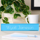 Plaque de bureau - Enfant bleu HAMbyWG