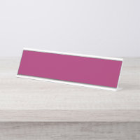 Plaque de Bureau | Enseigne de Bureau Magenta
