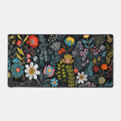 Plaque De Bureau, Faisceaux Et Fleurs sauvages Col (Recto)