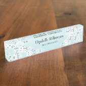 Plaque de bureau Fleur Blanche Fleur de Cerisier M (Taille)
