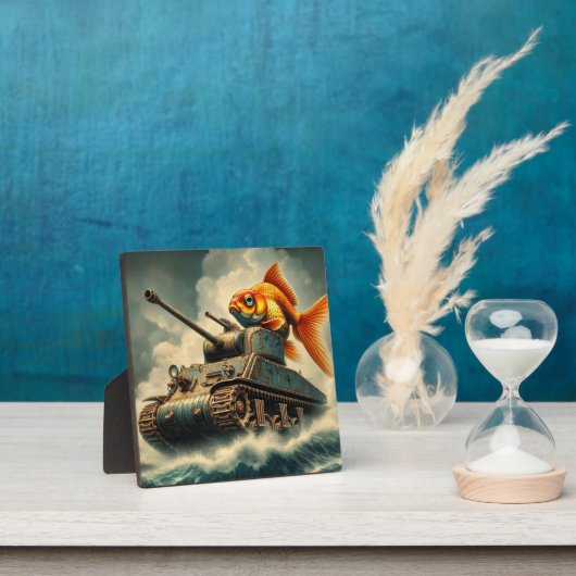 Plaque de bureau "Goldfish Commander" (Insitu)