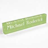Plaque de bureau - Golf vert - HAMbyWG
