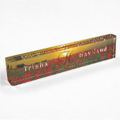 Plaque de bureau HAMbyWG - Coucher de soleil sur c