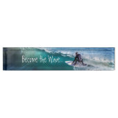 Plaque de bureau HAMbyWG - Devenez la vague (Devant)